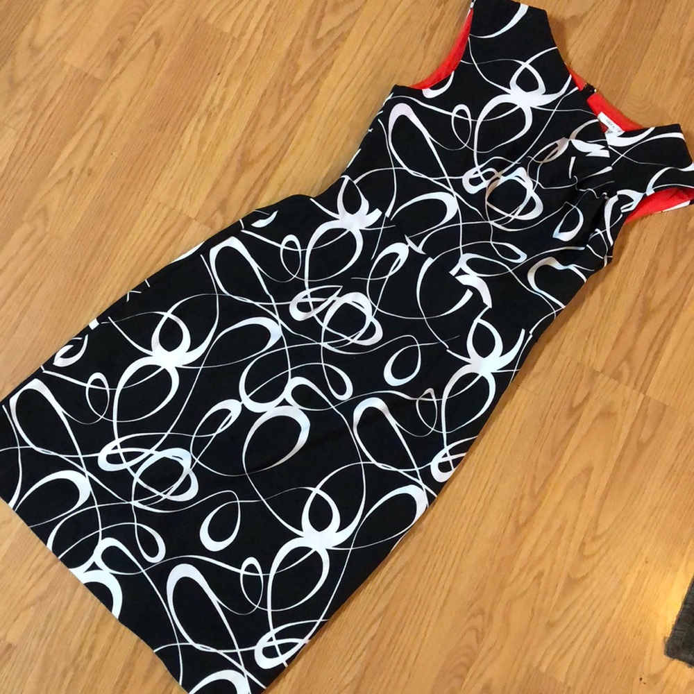 Black and White Sandra Darren dress